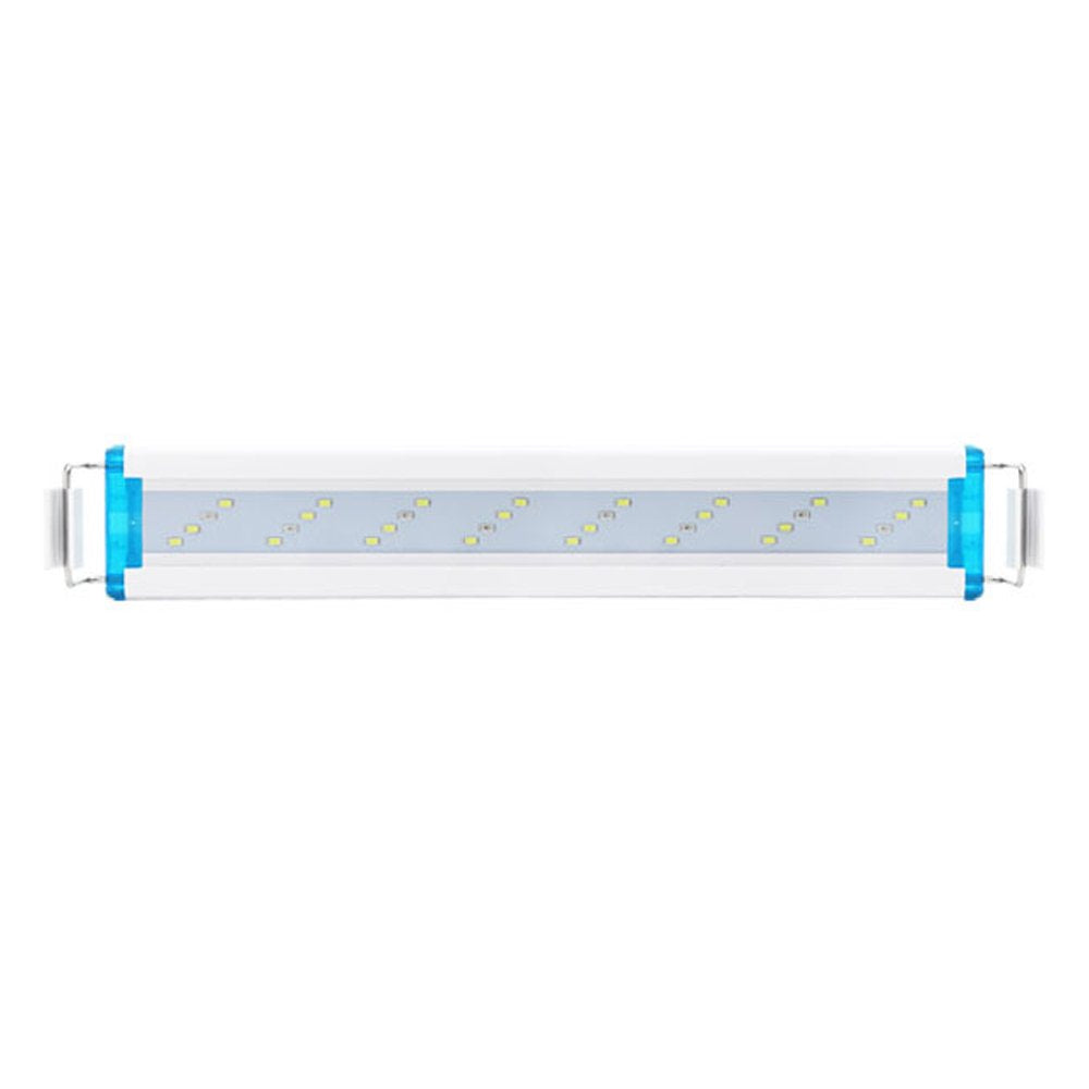 Aquarium LED Light 38Cm/14.96In Fish Tank Light 5.12In Extendable Brackets White Blue Leds for Freshwater Planted Tanks Animals & Pet Supplies > Pet Supplies > Fish Supplies > Aquarium Lighting Lixada   