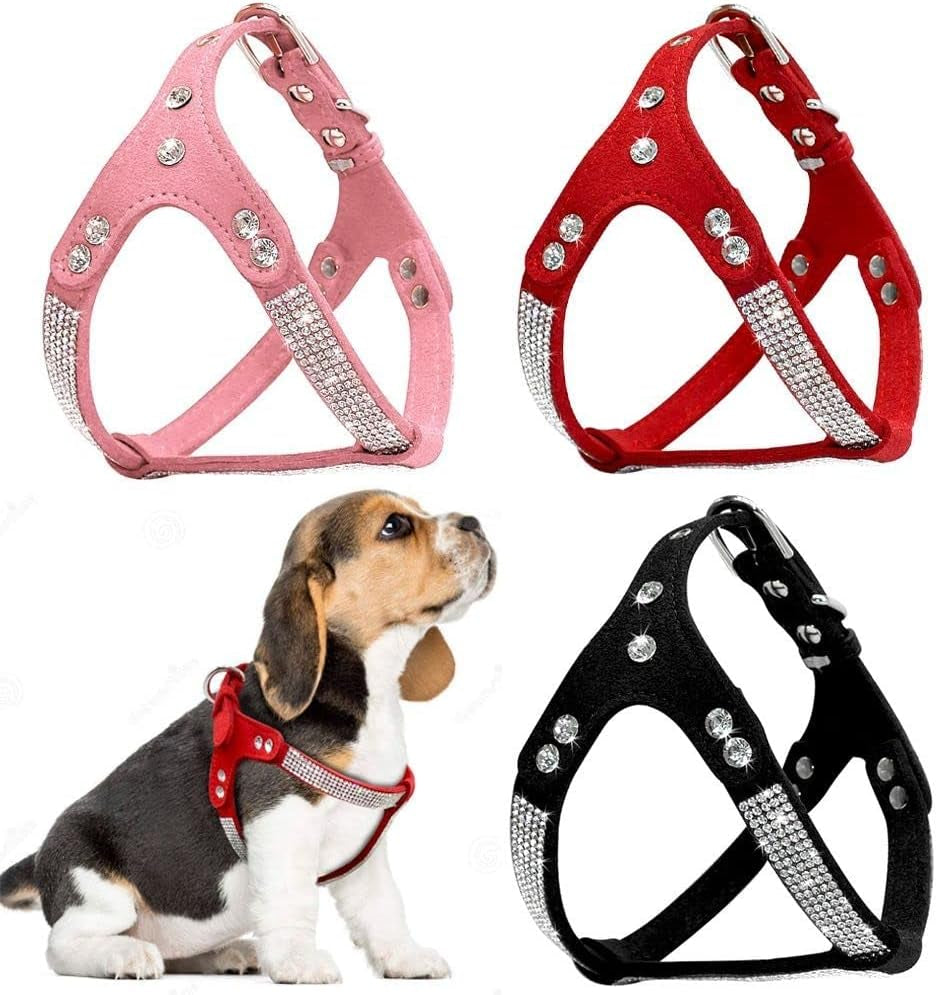 Small Dog Harness and Leash Set Pet Harness with Soft Mesh Nylon Vest for Small Dogs for Small Medium Cats Pets(M,Black) Animals & Pet Supplies > Pet Supplies > Dog Supplies > Dog Apparel generic   