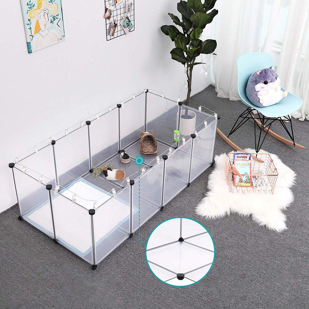NEW SALE! Portable Metal Small Dog Playpen Crate Fence Pet Puppy Play Pen Exercise Cage,12 Panels