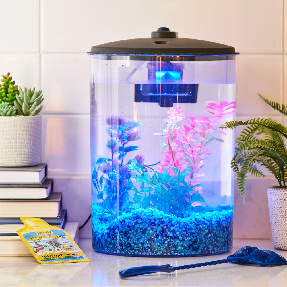 Aqua Culture 3-Gallon Plastic Aquarium with LED Light and Power Filter Animals & Pet Supplies > Pet Supplies > Fish Supplies > Aquarium Lighting Kollercraft   