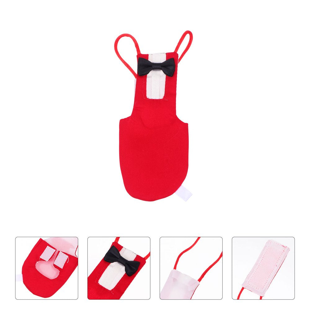 Parrot Flight Suit Pet Diapers Cockatiel Bird Conure Pigeon Costume Liners Nappy Avian Pads Pee Diaper Suits Birds Animals & Pet Supplies > Pet Supplies > Dog Supplies > Dog Apparel HOMEMAXS   