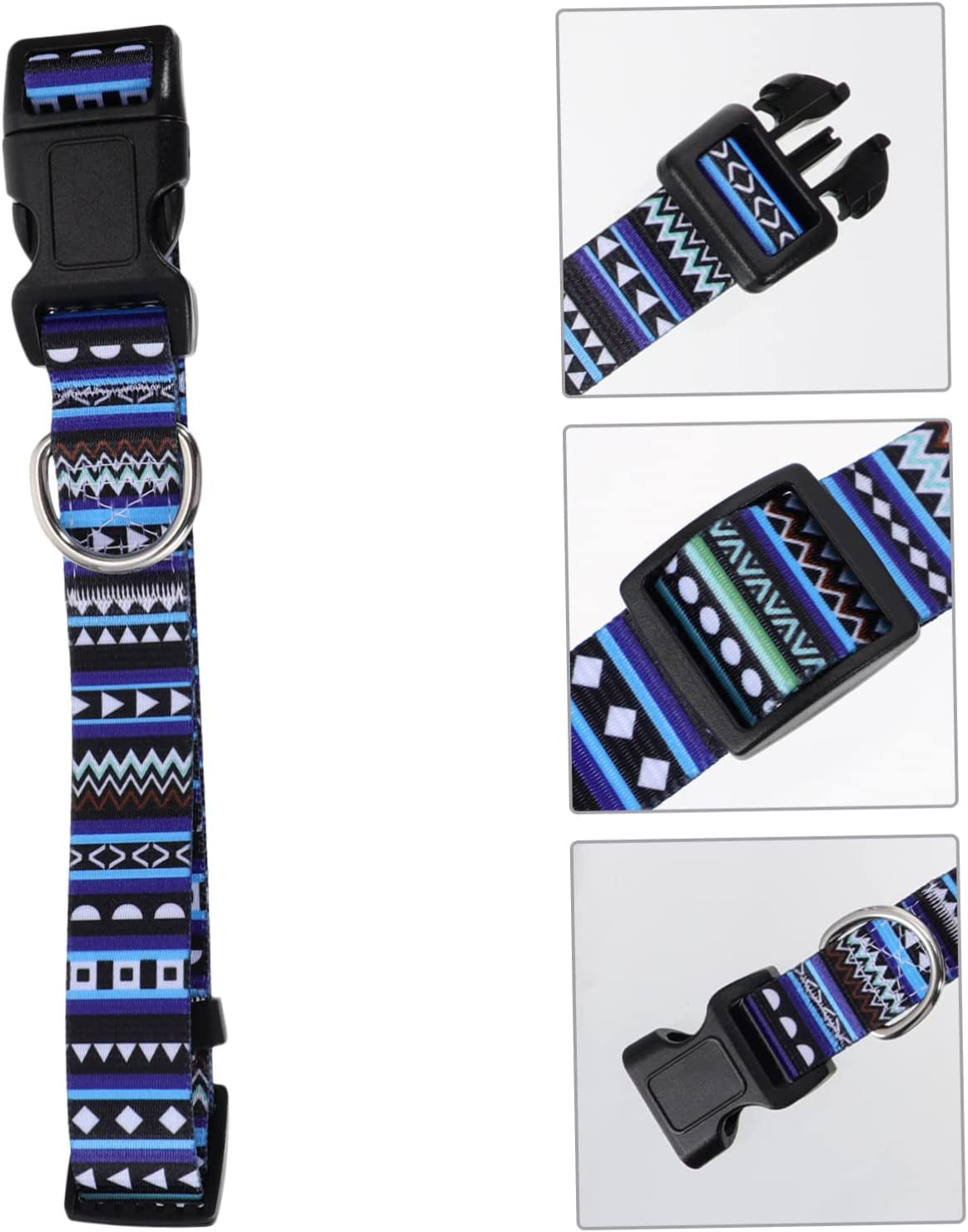 Mipcase Litter Kitten Cm Collars Super Collar Puppy Personalized for Supplies Ethnic Necktie Floral Accessories Adjustable Cat Neck Patterns Dog Id Geometric Buckle Party Animals & Pet Supplies > Pet Supplies > Dog Supplies > Dog Apparel Mipcase   