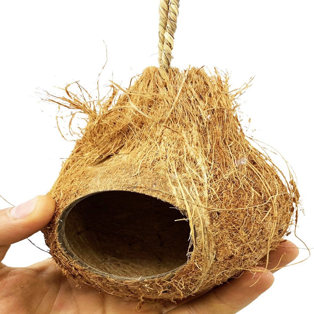 872 Coconut Hut Nesting Bird Toy Animals & Pet Supplies > Pet Supplies > Bird Supplies > Bird Toys Bonka Bird Toys   