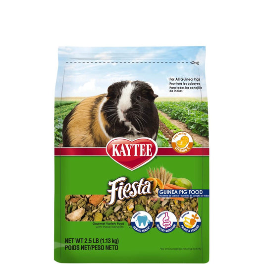 Kaytee® Fiesta® Guinea Pig Food 2.5 Lbs Animals & Pet Supplies > Pet Supplies > Small Animal Supplies > Small Animal Food Central - Kaytee Products   