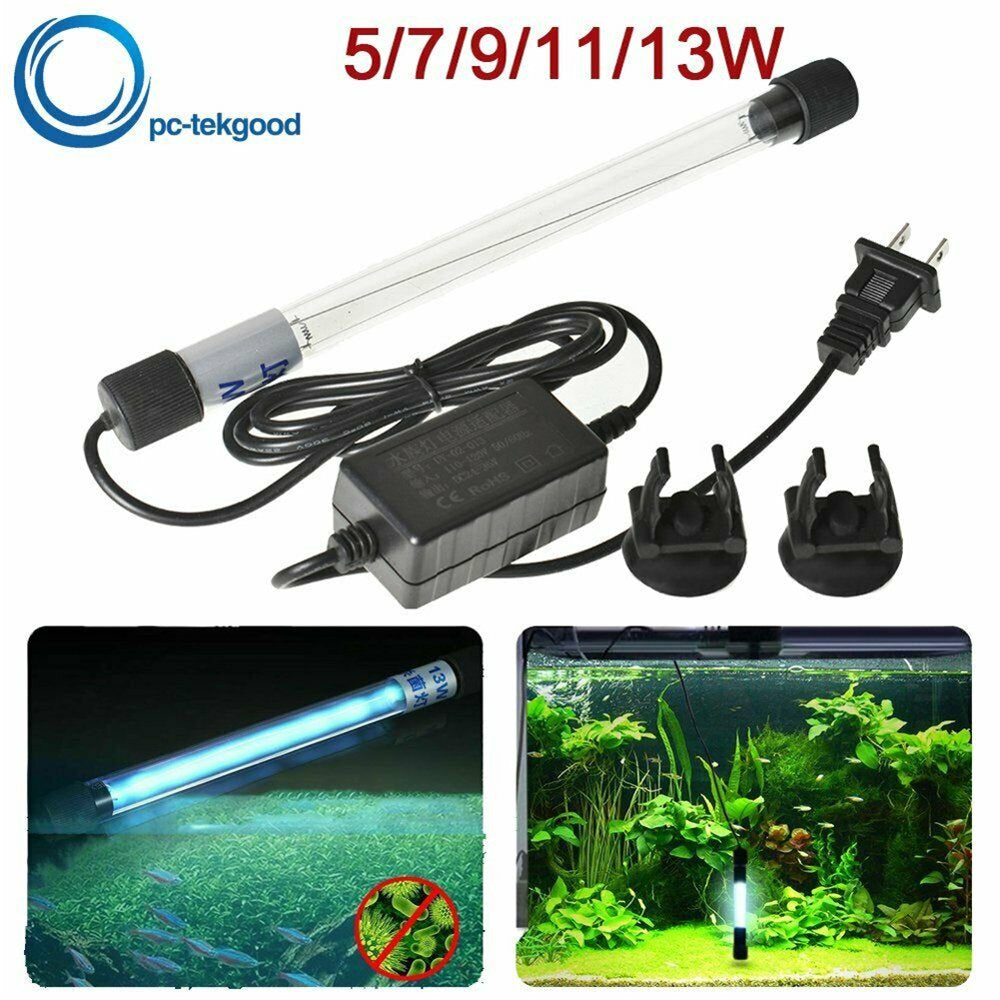 Elitez Uv Light Aquarium Submersible Sterilizer Pond Germicidal Clean Lamp Fish Tank Animals & Pet Supplies > Pet Supplies > Fish Supplies > Aquarium Lighting Elitez   