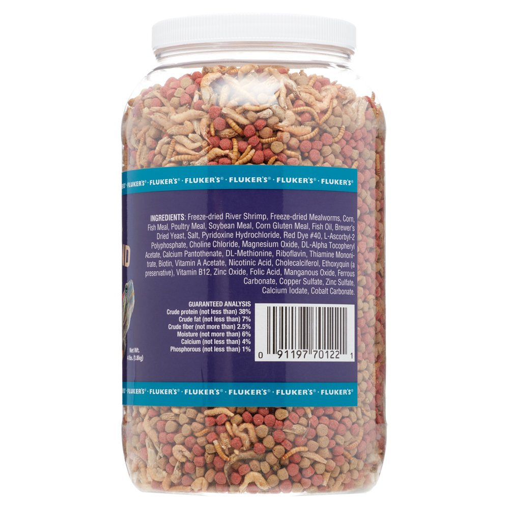 Fluker'S Buffet Blend Turtle Food for Aquatic Turtles, 4 Lb Animals & Pet Supplies > Pet Supplies > Reptile & Amphibian Supplies > Reptile & Amphibian Food Fluker's   