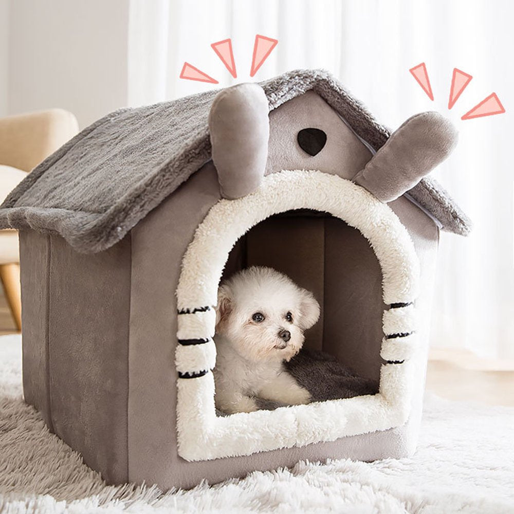 Tiyuyo Dog House Kennel Soft Pet Bed Cat Home Tent Semi-Enclosed Sleeping Nest (S) Animals & Pet Supplies > Pet Supplies > Dog Supplies > Dog Houses Tiyuyo   