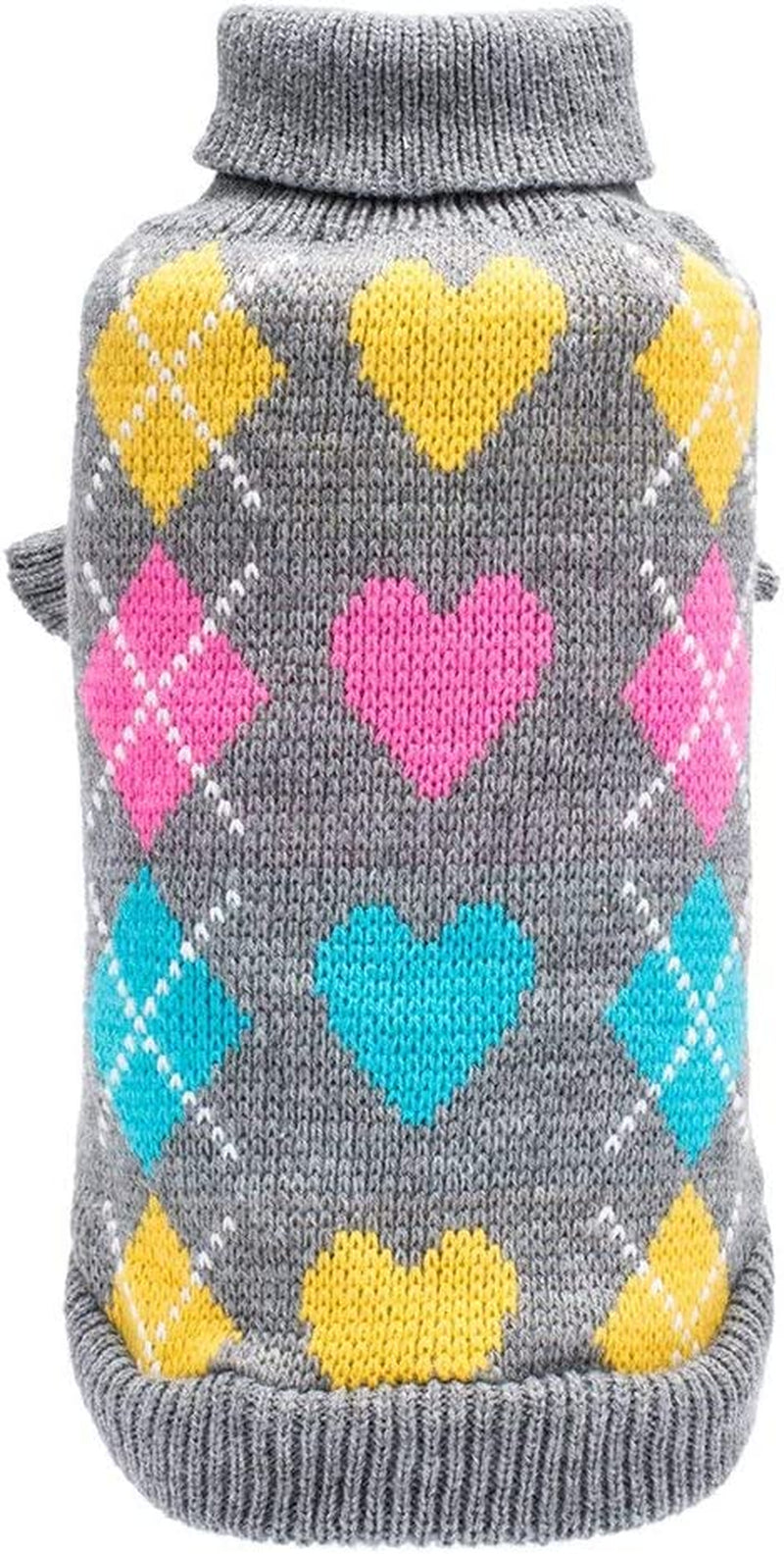 Medium Dog Argyle Sweater Cute Winter Pets Clothes Animals & Pet Supplies > Pet Supplies > Dog Supplies > Dog Apparel BBPET   