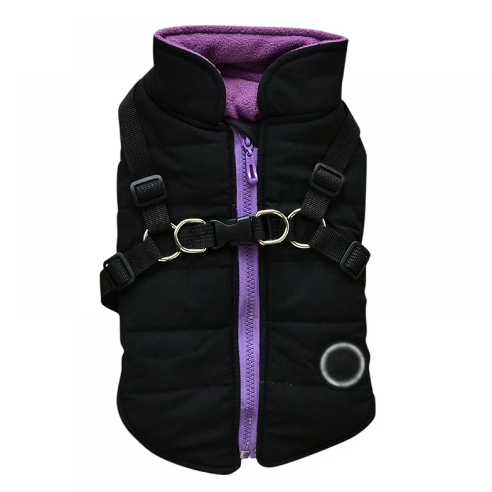 Dog Vest Winter Coat Warm Dog Apparel for Cold Weather Dog Jacket for Small Medium Large Dogs with Furry Collar