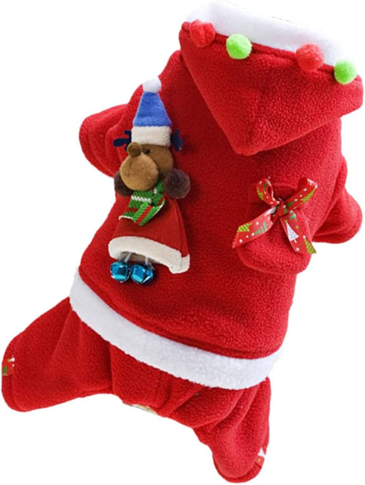 Yardenfun 1 Set Outfit Dogs Santa Father Costume Halloween Hoodies Costumes Dog - L Clothing Christmas up Pet Puppy Dress Cosplay for Clothes Party Apparel Claus of Size Small Animals & Pet Supplies > Pet Supplies > Dog Supplies > Dog Apparel Yardenfun Assorted Color L 