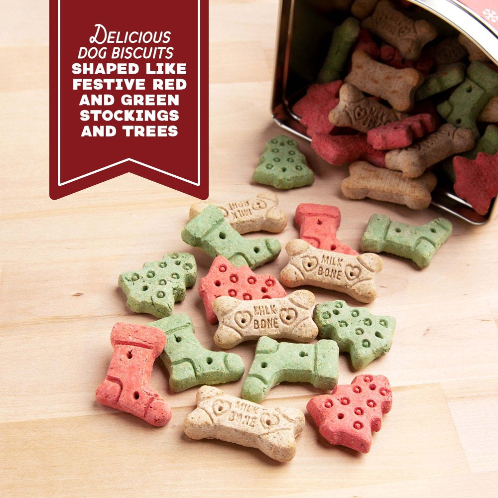 Milk-Bone Holiday Dog Biscuits, 24 Oz. Tin Animals & Pet Supplies > Pet Supplies > Dog Supplies > Dog Treats The J.M. Smucker Company   