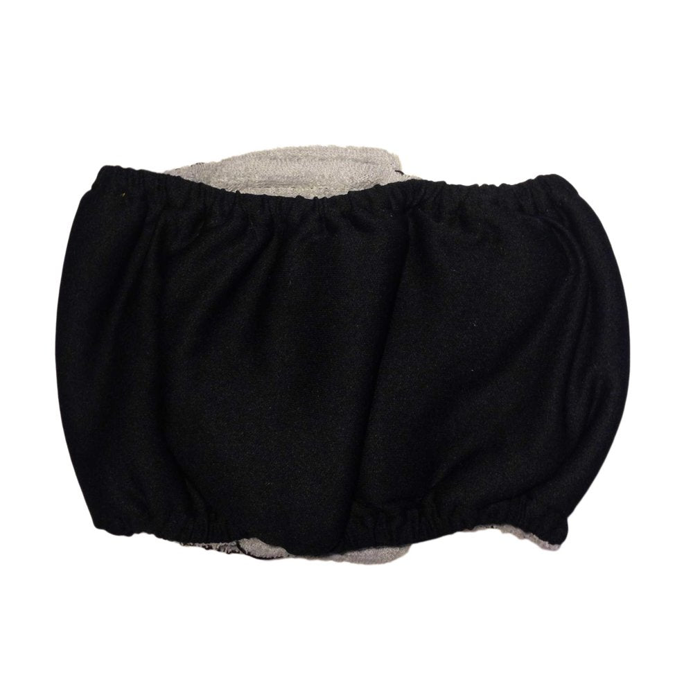 Barkertime Black Washable Dog Belly Band Male Wrap - Made in USA Animals & Pet Supplies > Pet Supplies > Dog Supplies > Dog Diaper Pads & Liners Barkertime   