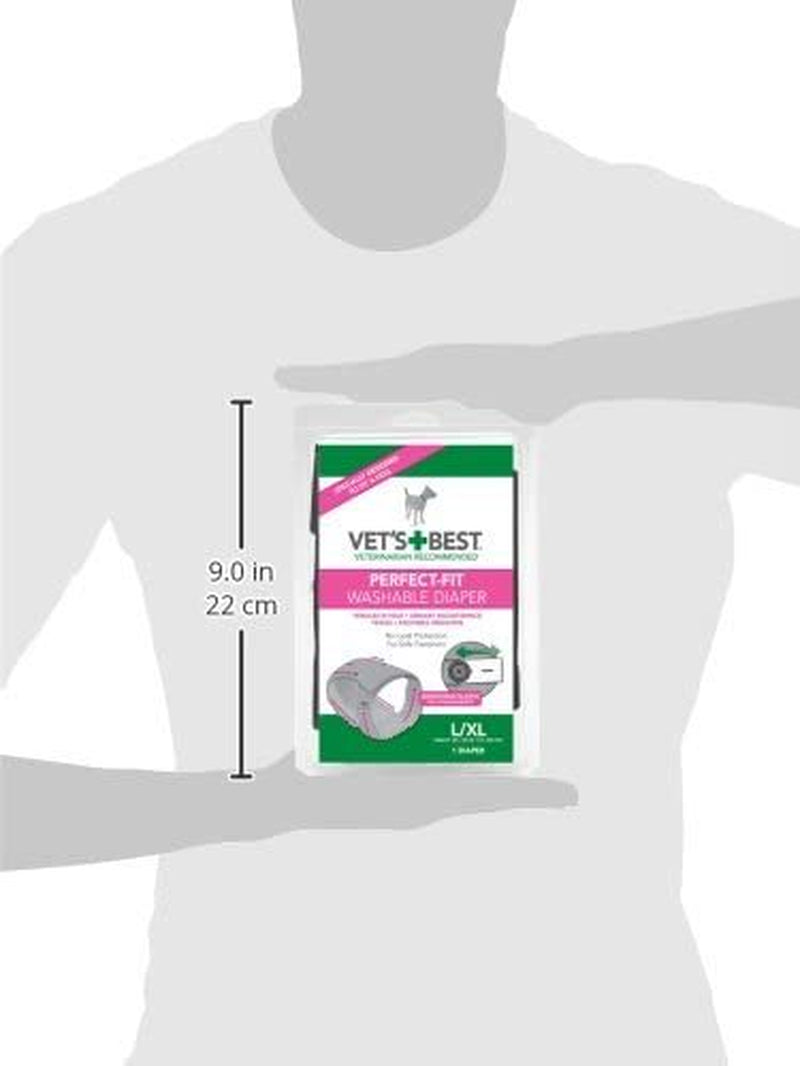 Vet'S Best Perfect Fit Washable Female Dog Diaper, 1 Count
