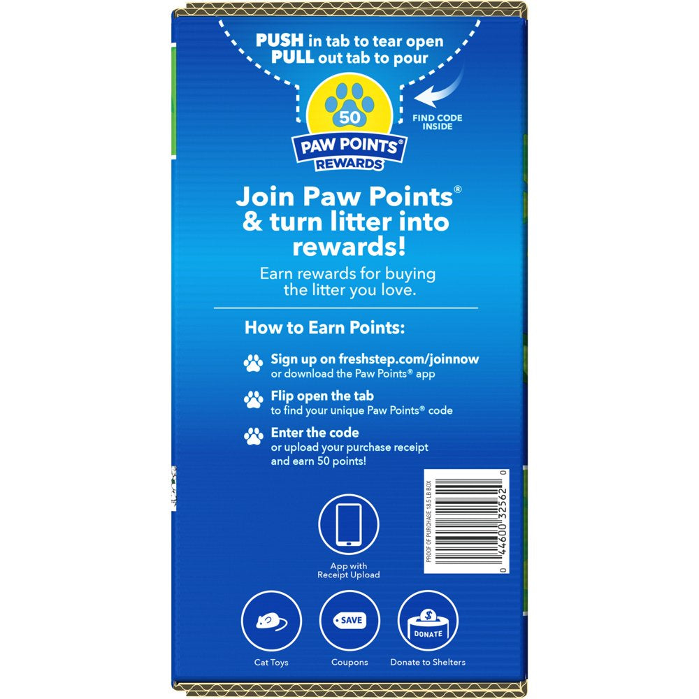 Fresh Step Advanced Clumping Cat Litter, Gain Scent, 99.9% Dust-Free, 2 Pack of 18.5 Lb Boxes Animals & Pet Supplies > Pet Supplies > Cat Supplies > Cat Litter The Clorox Company   