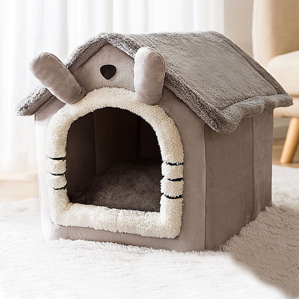AINIYO Dog House Kennel Soft Pet Bed Small Cat Tent Semi-Enclosed Sleeping Nest Animals & Pet Supplies > Pet Supplies > Dog Supplies > Dog Houses mumaoyi   