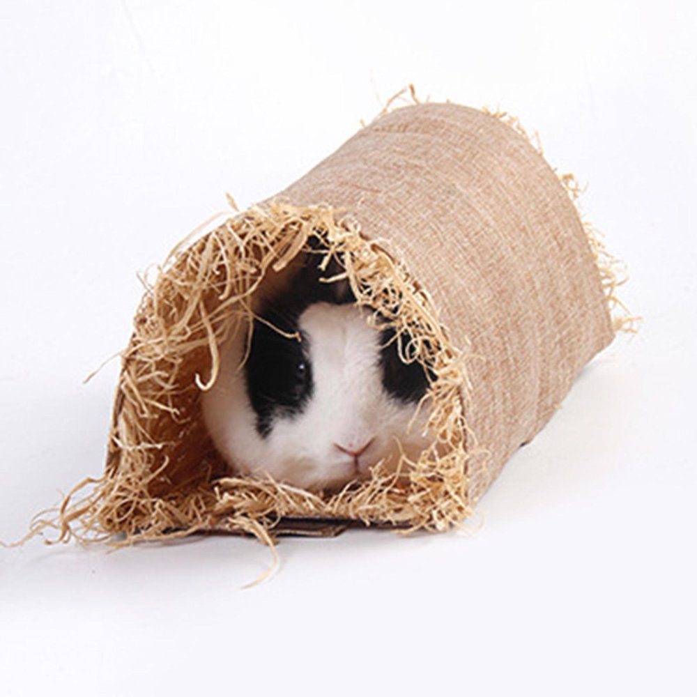 Hamster Tunnel Tube Hut Nest DIY & Build Cage Toys Hideaway Hideout Habitats for Small Animal Hedgehog Rat Mice Chinchilla Gerbil Rat L Animals & Pet Supplies > Pet Supplies > Small Animal Supplies > Small Animal Habitats & Cages DYNWAVE   