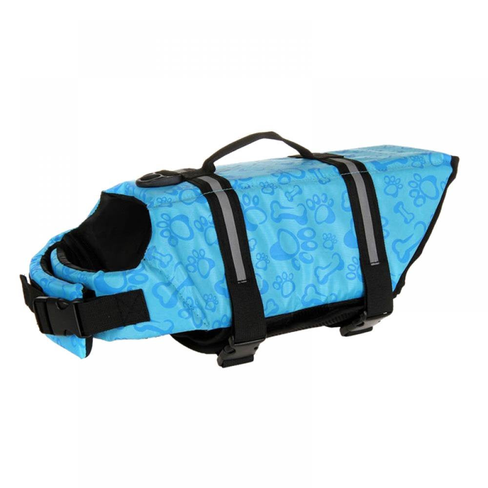 Dog Life Jacket Pet Flotation Vest with Reflective Stripes Adjustable Safety Swimsuit Puppy Saver Preserver for Swimming Training Boating Animals & Pet Supplies > Pet Supplies > Dog Supplies > Dog Apparel Left wind   