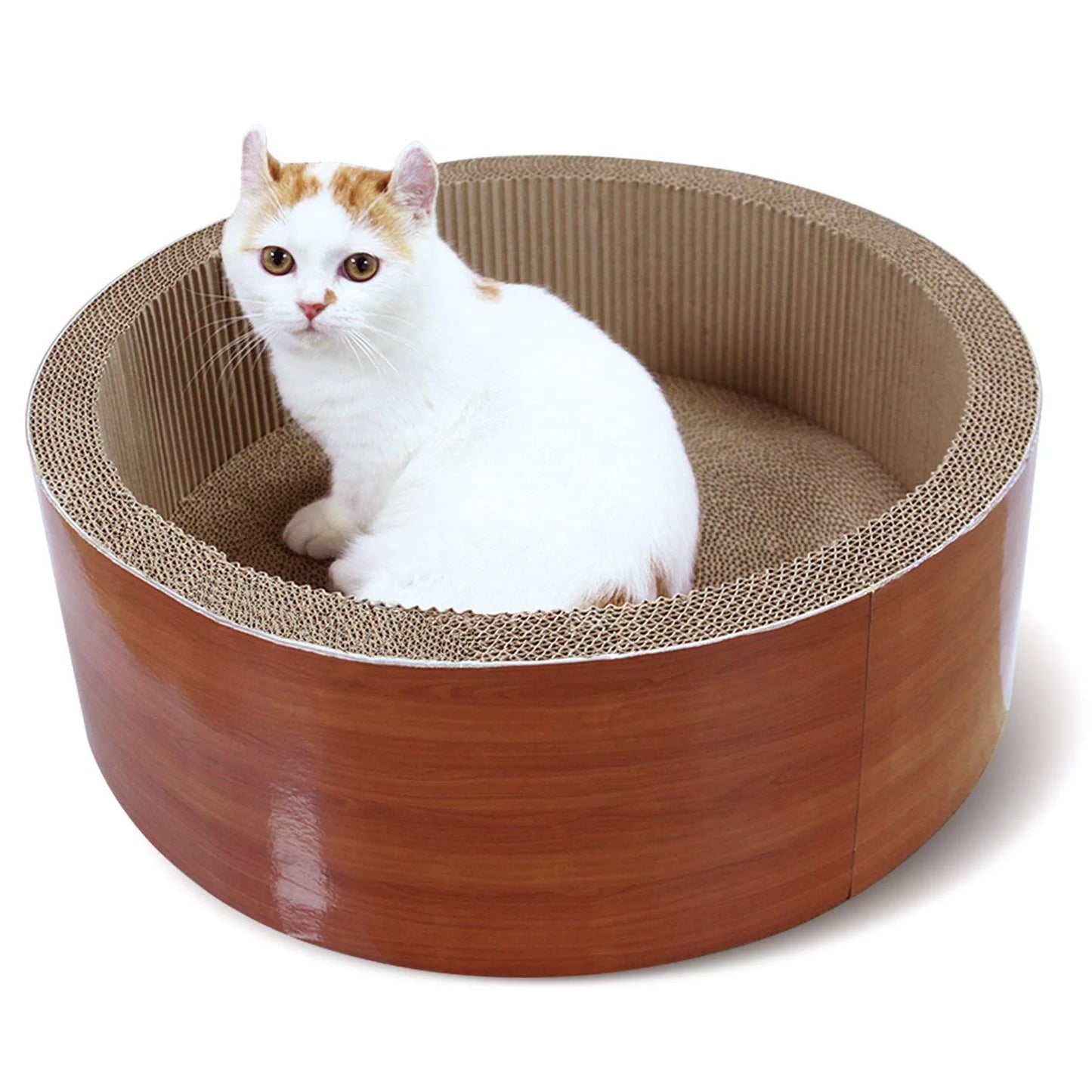 Scratchme Cat Scratch Cardboard Deluxe Prevents Furniture Damage & Contains Catnip to Attract Your Cat