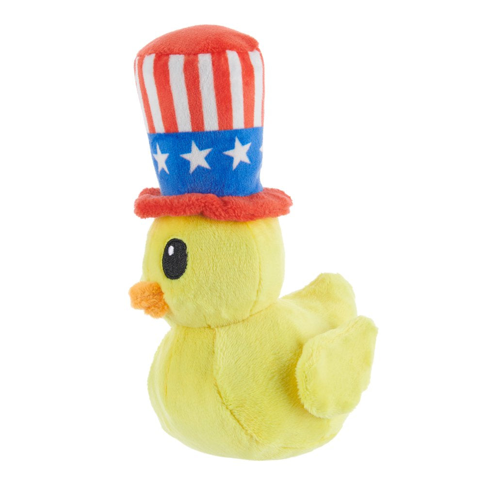 BARK Uncle Duck Super Chewer - Yankee Doodle Dog Toy, Great for Photo Ops, XS-M Dogs Animals & Pet Supplies > Pet Supplies > Dog Supplies > Dog Toys BARK   