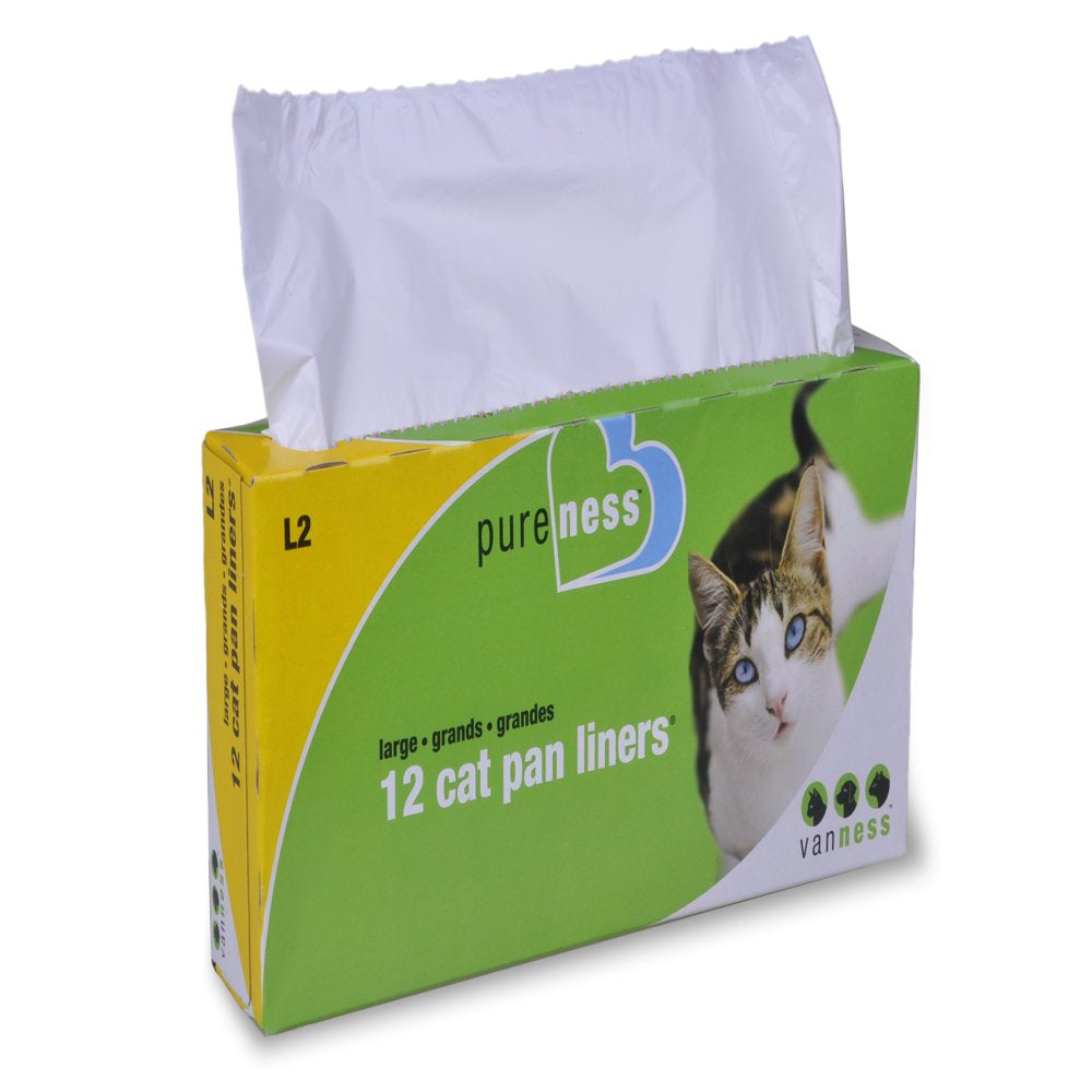 Van Ness Large Cat Litter Box Liners, Fits Most Large Litter Boxes, 12 Count Animals & Pet Supplies > Pet Supplies > Cat Supplies > Cat Litter Box Liners Van Ness Plastics, Inc.   