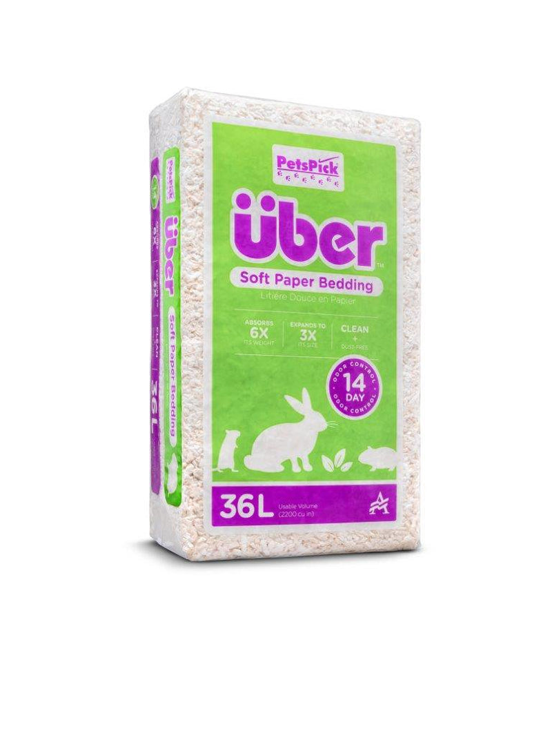 Pets Pick 36L White Uber Pet Bedding, Hamster, Rabbit, Rat Animals & Pet Supplies > Pet Supplies > Small Animal Supplies > Small Animal Bedding American Wood Fibers   