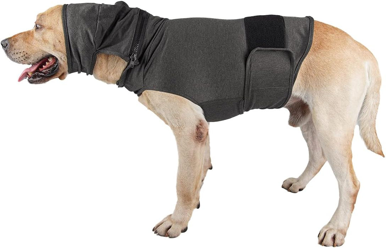 Dog Anxiety Jacket, Breathable Dog Anxiety Calming Hoodie with Detachable Hoods for Calming Pet, Puppy Calming Coat Vest for Anxiety Relief Noise Reduce Grooming Thunderstorm Animals & Pet Supplies > Pet Supplies > Dog Supplies > Dog Apparel In hand   