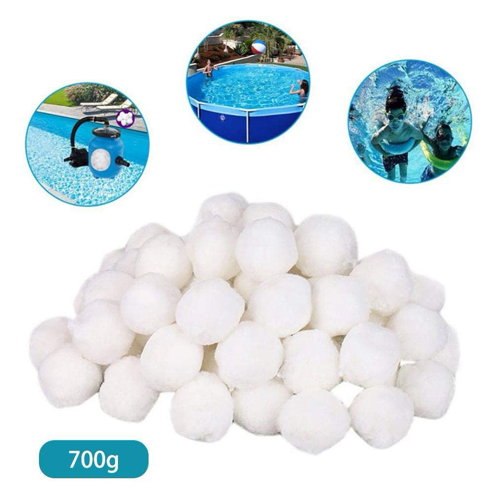 Bobasndm 1.5 Pound Pool Filter Balls, Eco-Friendly Fiber Filter Media for Swimming Pool Aquarium Filters Alternative to Sand (Equivalent to 50 Pounds of Pool Filter Sand) Animals & Pet Supplies > Pet Supplies > Fish Supplies > Aquarium Filters bobasndm   