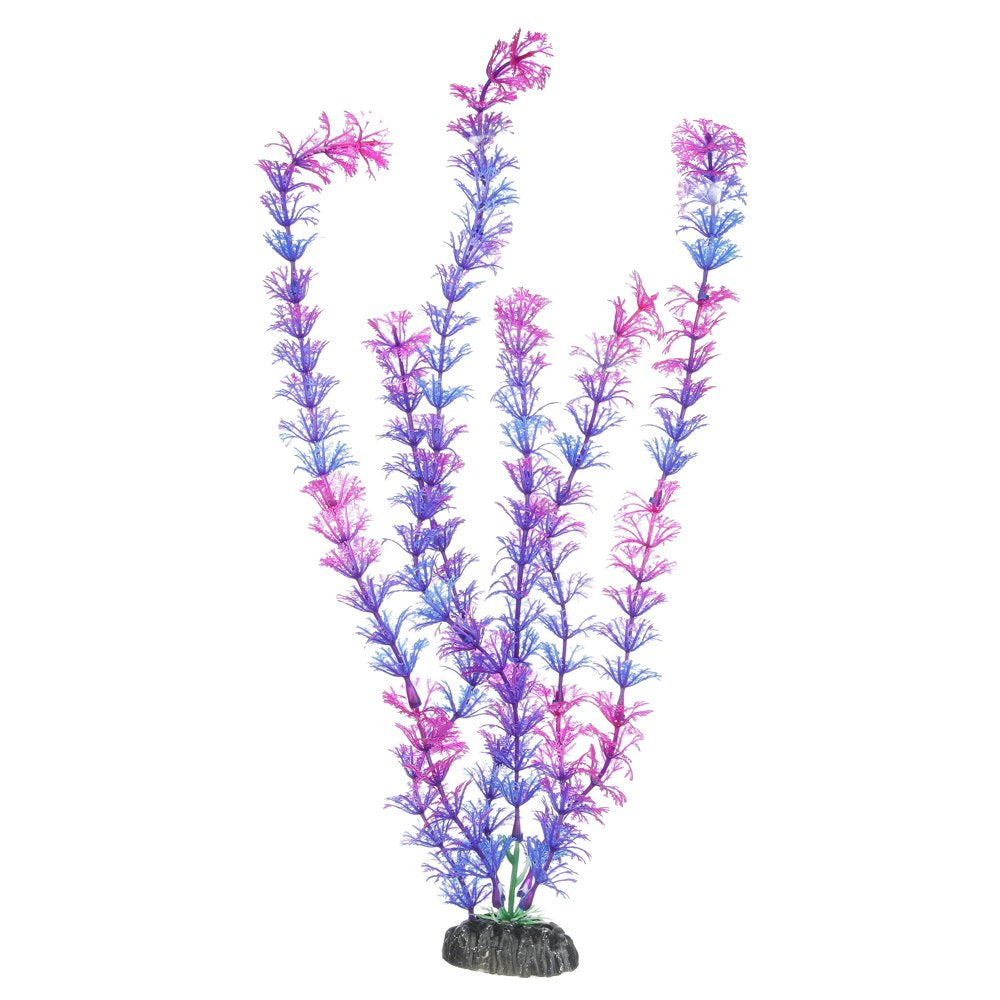 Penn-Plax Aqua-Plants Plastic Aquarium 3 Piece Plant Bundle – Multicolor – 16” Height Animals & Pet Supplies > Pet Supplies > Fish Supplies > Aquarium Decor Penn-Plax   