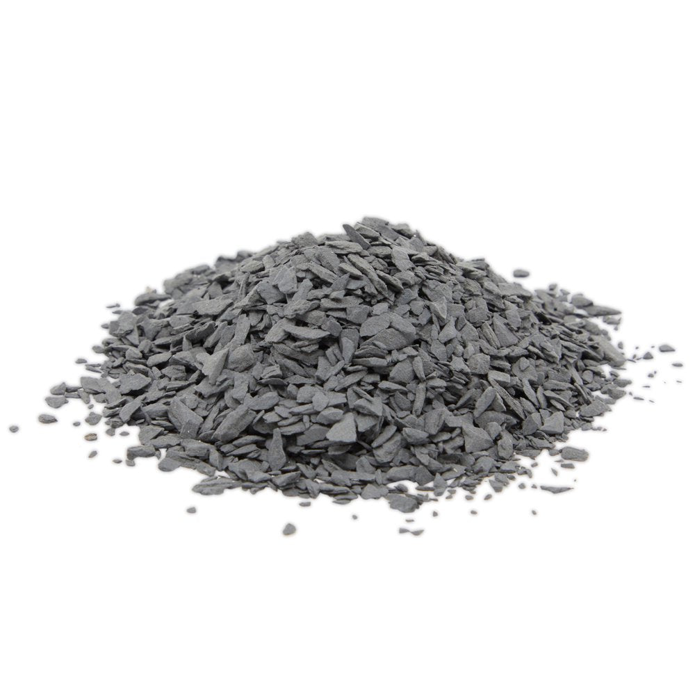 Natural Grey Slate Rocks Stones for Gardening, Aquarium, Landscapes, Reptiles, Terrarium, Pond Accessories, 2 Lb., 0.25 In. Animals & Pet Supplies > Pet Supplies > Reptile & Amphibian Supplies > Reptile & Amphibian Habitat Accessories Juvo Plus   