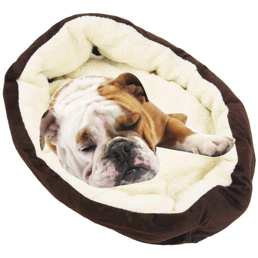 Cart Basket Niche Removable Cushion House Bed for Dog Cat Pet Size S 46X42X15Cm COFFE Animals & Pet Supplies > Pet Supplies > Cat Supplies > Cat Beds China   