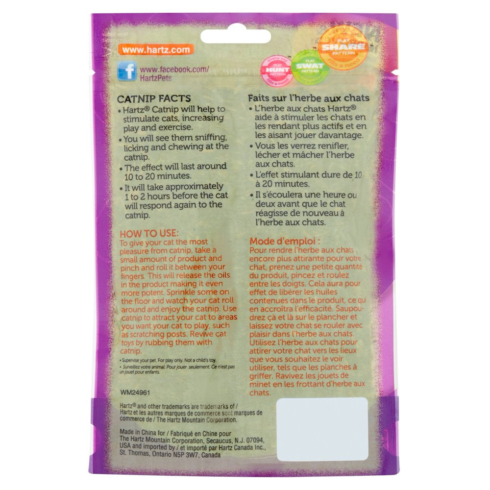 Hartz Just for Cats 100% Pure Catnip Cat Treats, 1.0 Oz. Animals & Pet Supplies > Pet Supplies > Cat Supplies > Cat Treats Hartz   