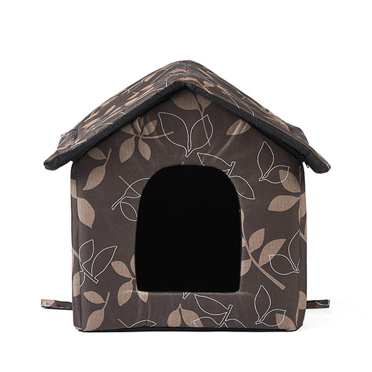 Pet House Exquisite Large Space Comfortable Portable Warm Cat Thickened Nest Dog House for Home Use Animals & Pet Supplies > Pet Supplies > Dog Supplies > Dog Houses duixinghas Brown  