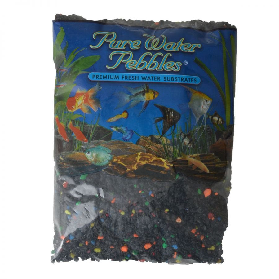 Pure Water Pebbles Aquarium Gravel - Black Beauty Pebble Mix 5 Lbs (3.1-6.3 Mm Grain) Animals & Pet Supplies > Pet Supplies > Fish Supplies > Aquarium Gravel & Substrates Pure Water Pebbles   