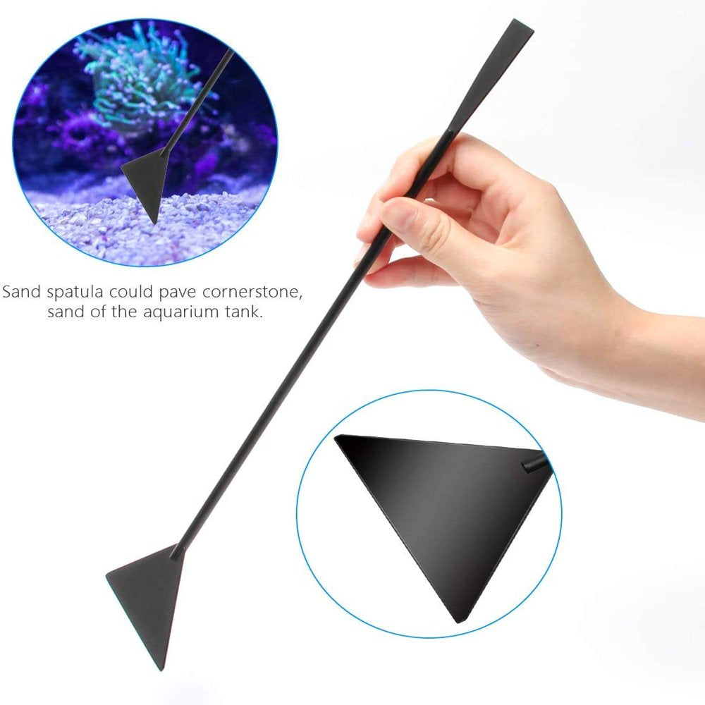 Plutput Aquascape Tool Kit Long Stainless Steel Aquarium Plant Tools Aquarium Tweezers Scissors Spatula Tool Set for Fish Tank Aquascape Aquarium Cleaning Animals & Pet Supplies > Pet Supplies > Fish Supplies > Aquarium Cleaning Supplies Pluput   