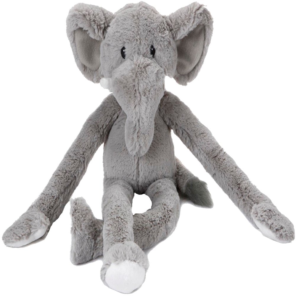 Multipet Swingin 19-Inch Large Plush Dog Toy with Extra Long Arms and Legs with Squeakers Animals & Pet Supplies > Pet Supplies > Dog Supplies > Dog Toys Multipet International Elephant Other 