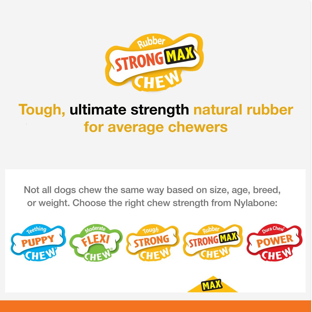 Nylabone Strong Max Braided Dog Ring Chew Toy - up to 35 Lbs. Animals & Pet Supplies > Pet Supplies > Dog Supplies > Dog Toys Central Garden and Pet   
