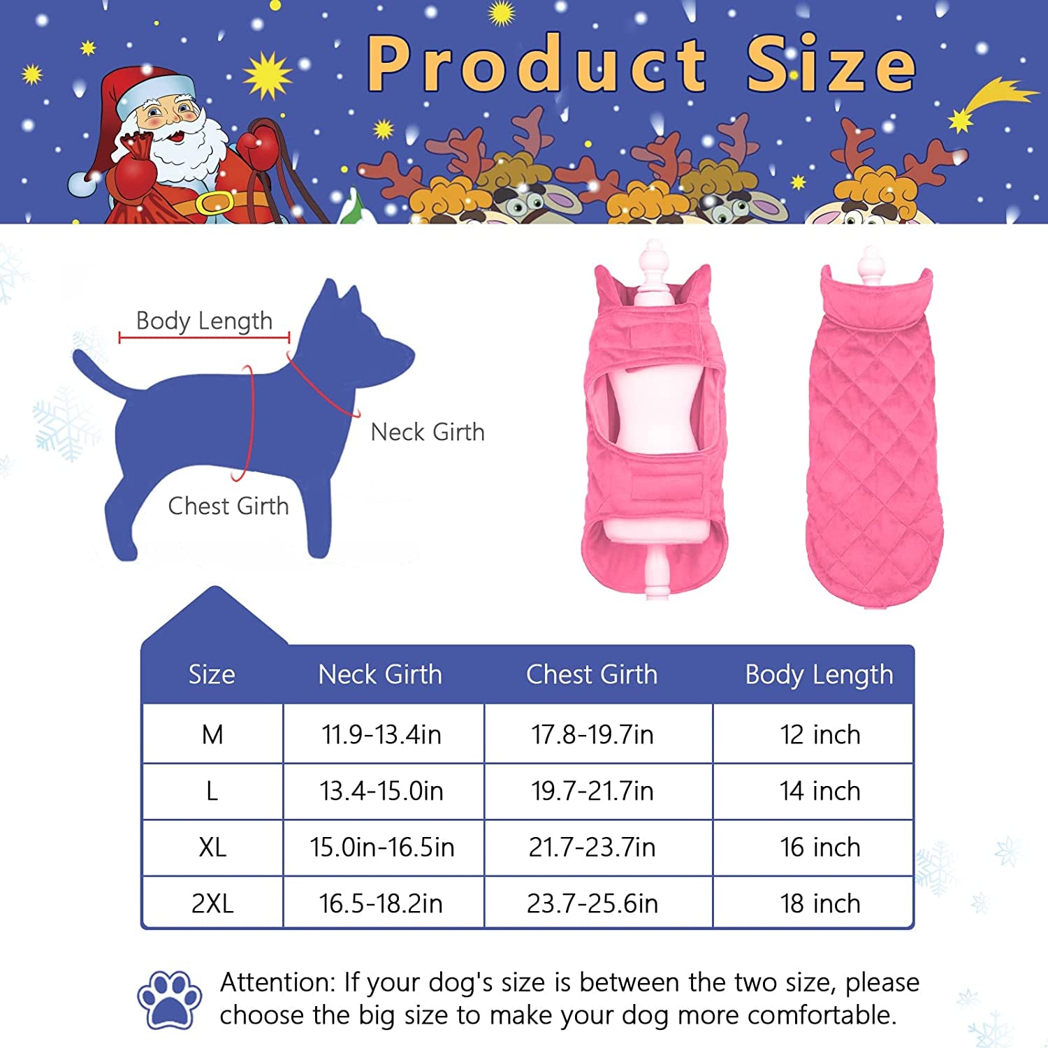 Cnarery Dog Fleece Vest, Puppy Dog Turtleneck Winter Sweaters Coat Dog Clothes Pet Dog Cold Weather Coats Snow Jacket Vest for Small Medium Dogs(Fuchsia) Animals & Pet Supplies > Pet Supplies > Dog Supplies > Dog Apparel Cnarery   