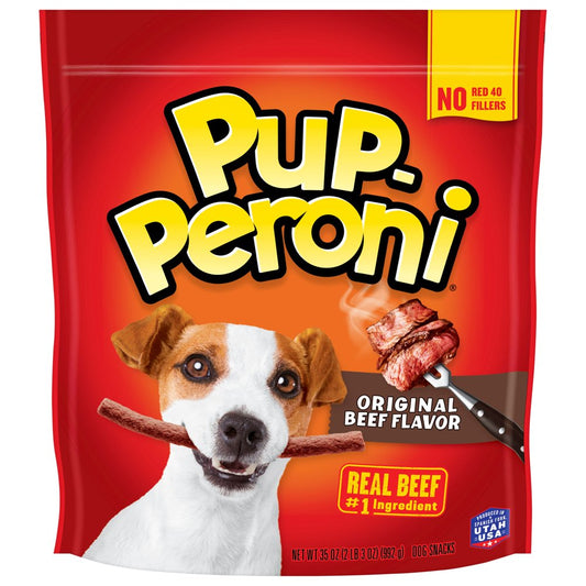 Pup-Peroni Original Beef Flavor Dog Treats, 35Oz Bag Animals & Pet Supplies > Pet Supplies > Dog Supplies > Dog Treats The J.M. Smucker Company   
