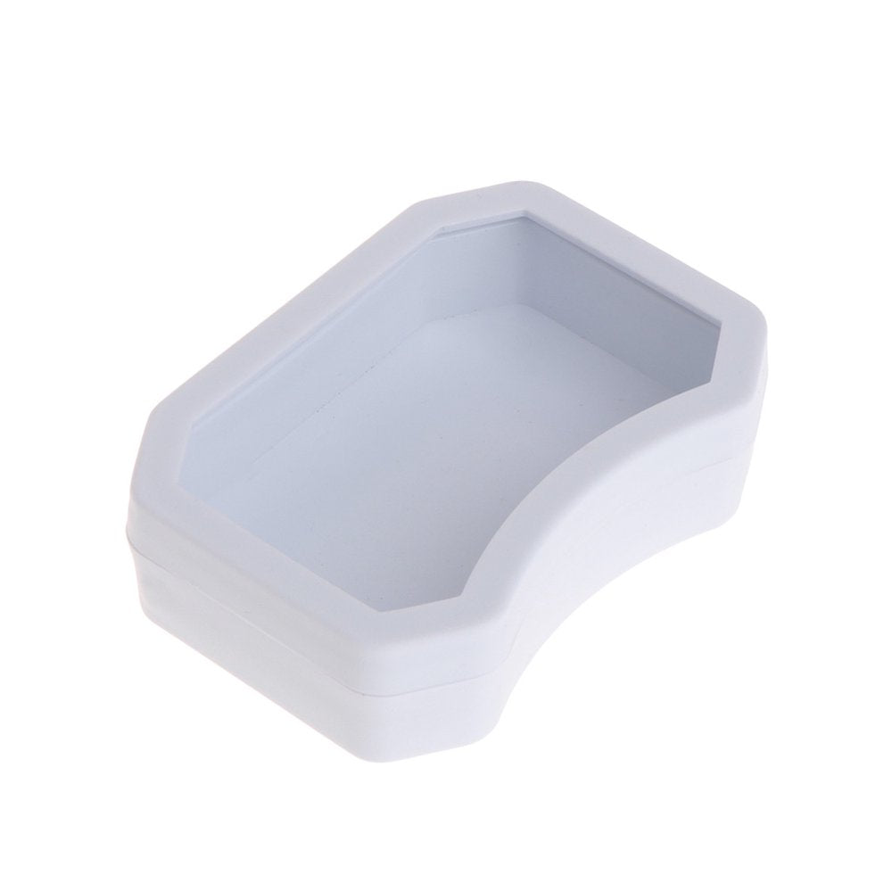 Reptile Water Dish Food Bowl for Pet Reptiles Amphibians Terrarium Habitats Animals & Pet Supplies > Pet Supplies > Reptile & Amphibian Supplies > Reptile & Amphibian Food EXPANSEA S White 