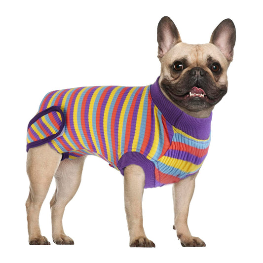 IDOMIK Dog Surgery Recovery Suit, Onesie after Surgery Breathable Abdominal Wound Skin Diseases Protector, Cone Collar Alternative, Anti-Licking Pet Surgical Recovery Snuggly Suit Animals & Pet Supplies > Pet Supplies > Dog Supplies > Dog Apparel IDOMIK L  