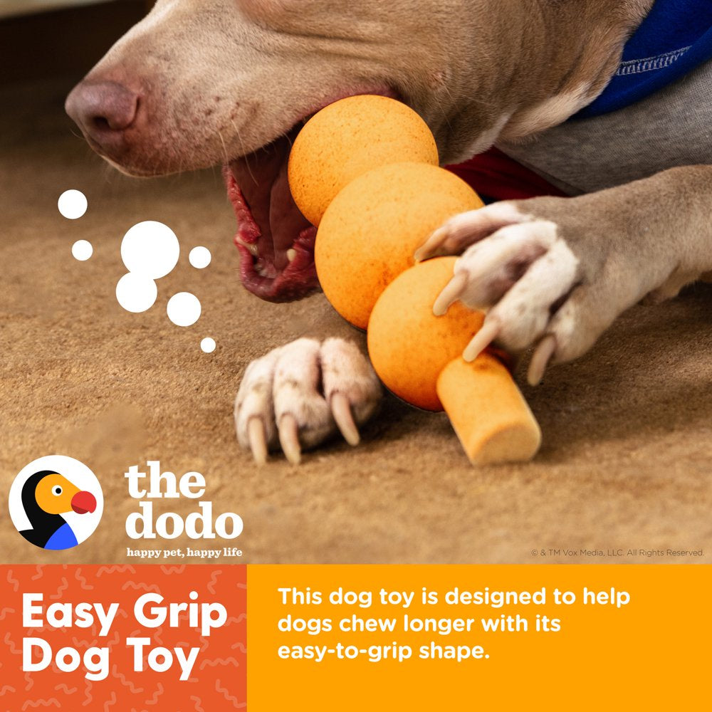 The Dodo 8" Nylon+Bamboo Chicken Flavor Dental Dog Chew Toy, Dog Toy