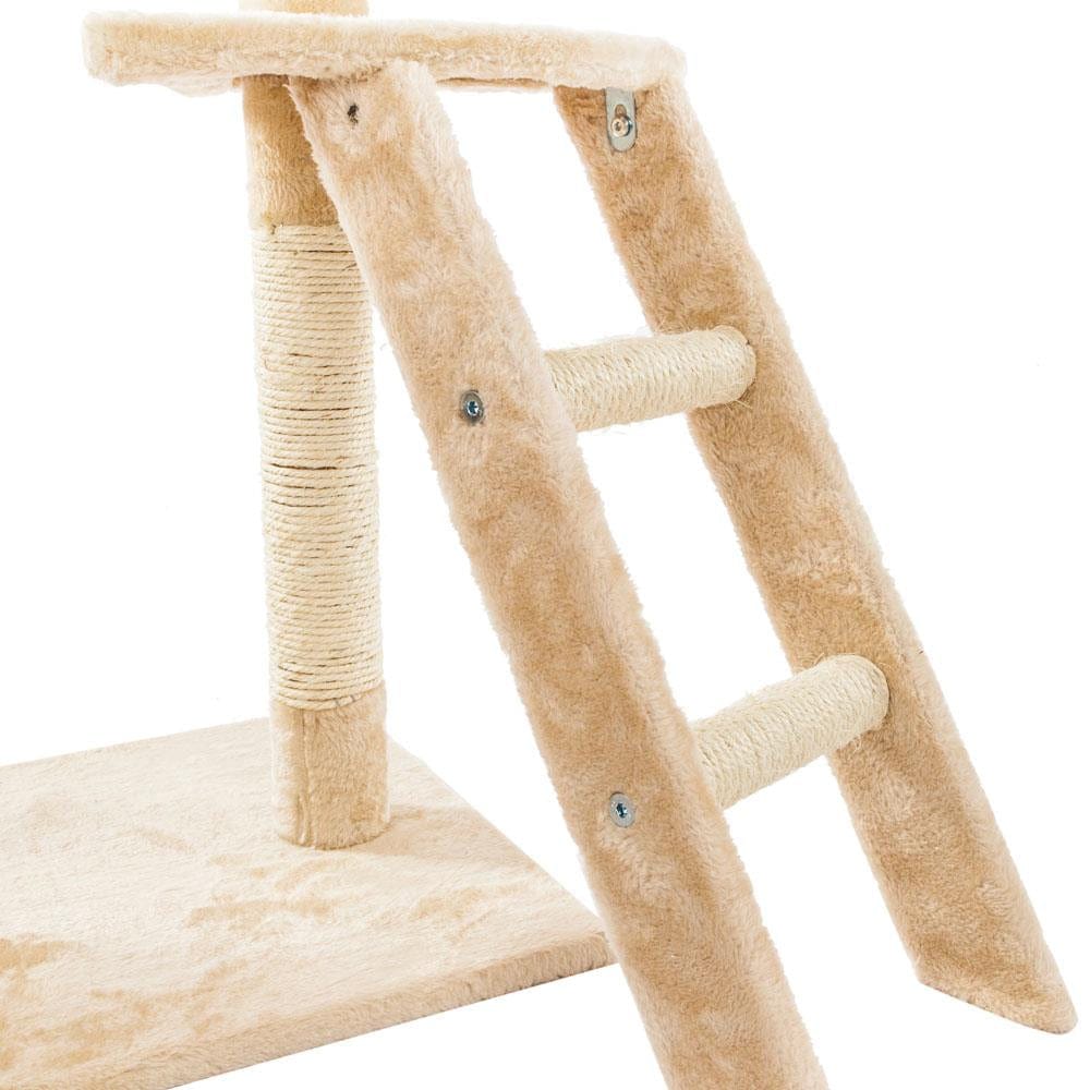 Zimtown 60'' H Cat Tree Tower Kitten Activity Condo, Beige Animals & Pet Supplies > Pet Supplies > Cat Supplies > Cat Furniture KOL PET   