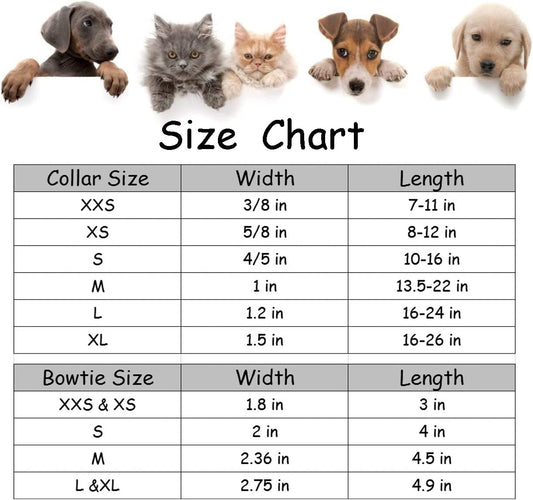 Lionet Paws Christmas Dog Collar with Bowtie, Dog Bowtie Collar with Metal Buckle for Dogs, Adjustable Comfortable Dog Collar Girl Boy Gift, M, Neck 13.5-22 In Animals & Pet Supplies > Pet Supplies > Dog Supplies > Dog Apparel lionet paws   