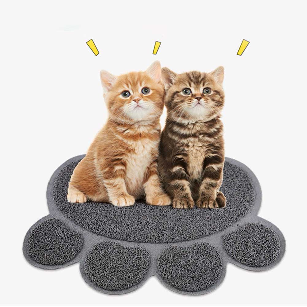 Duretiony Cats Litter Trapping Mats Pads 30*40Cm PVC Elastic Fiber Mats for Cats Litter Boxes Animals & Pet Supplies > Pet Supplies > Cat Supplies > Cat Litter Box Mats Duretiony   