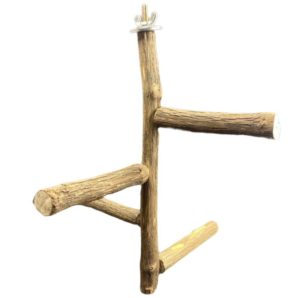 Bird Perches Paw Grinding Standing Stick Wooden Pole Bird Cage Accessories Animals & Pet Supplies > Pet Supplies > Bird Supplies > Bird Cage Accessories SunniMix   