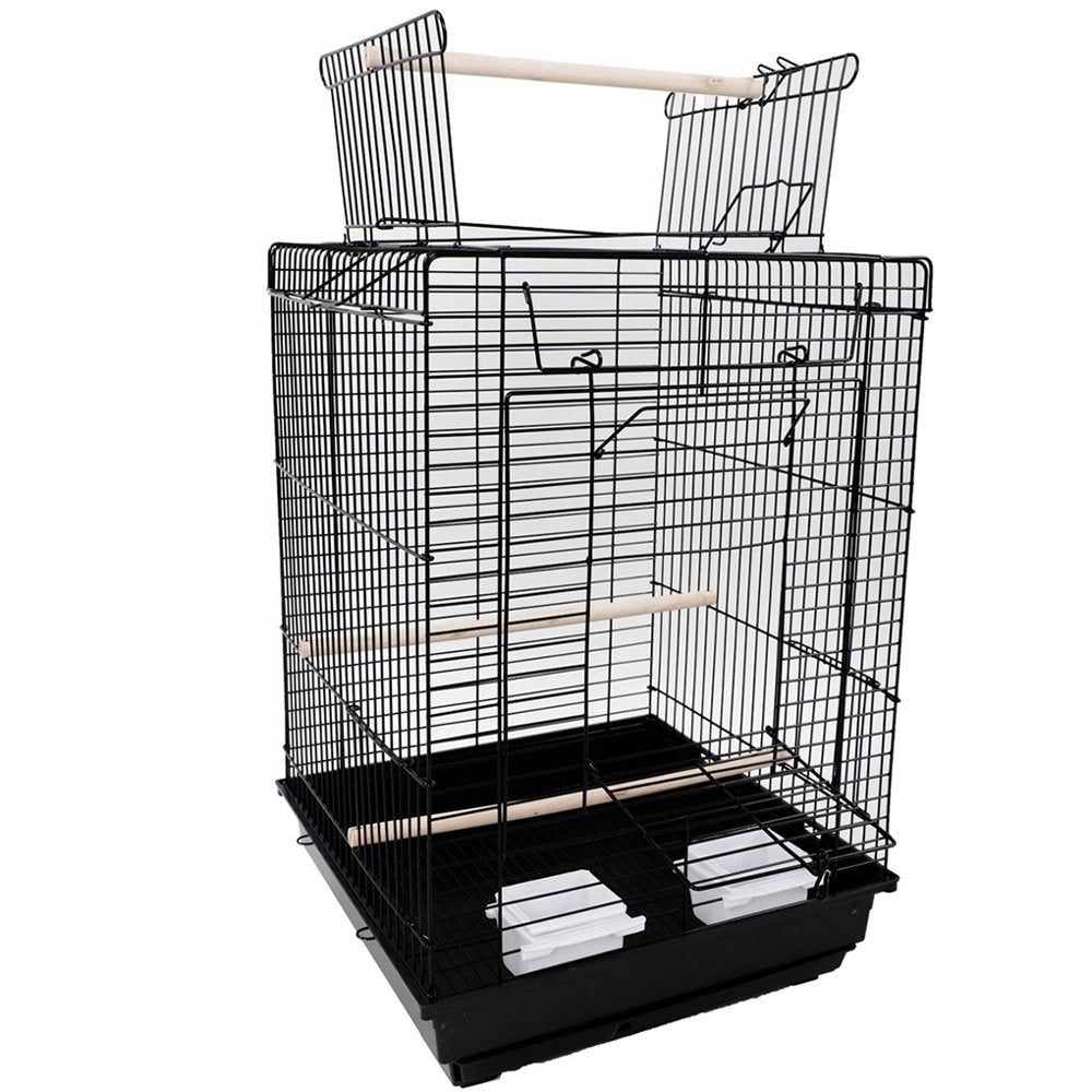 Hi.Fancy Metal Bird Cage Home Birdcage Food Feeding Cups Wooden Perch Stands Small Medium Size Bird Supplies Animals & Pet Supplies > Pet Supplies > Bird Supplies > Bird Cages & Stands Hi.FANCY   