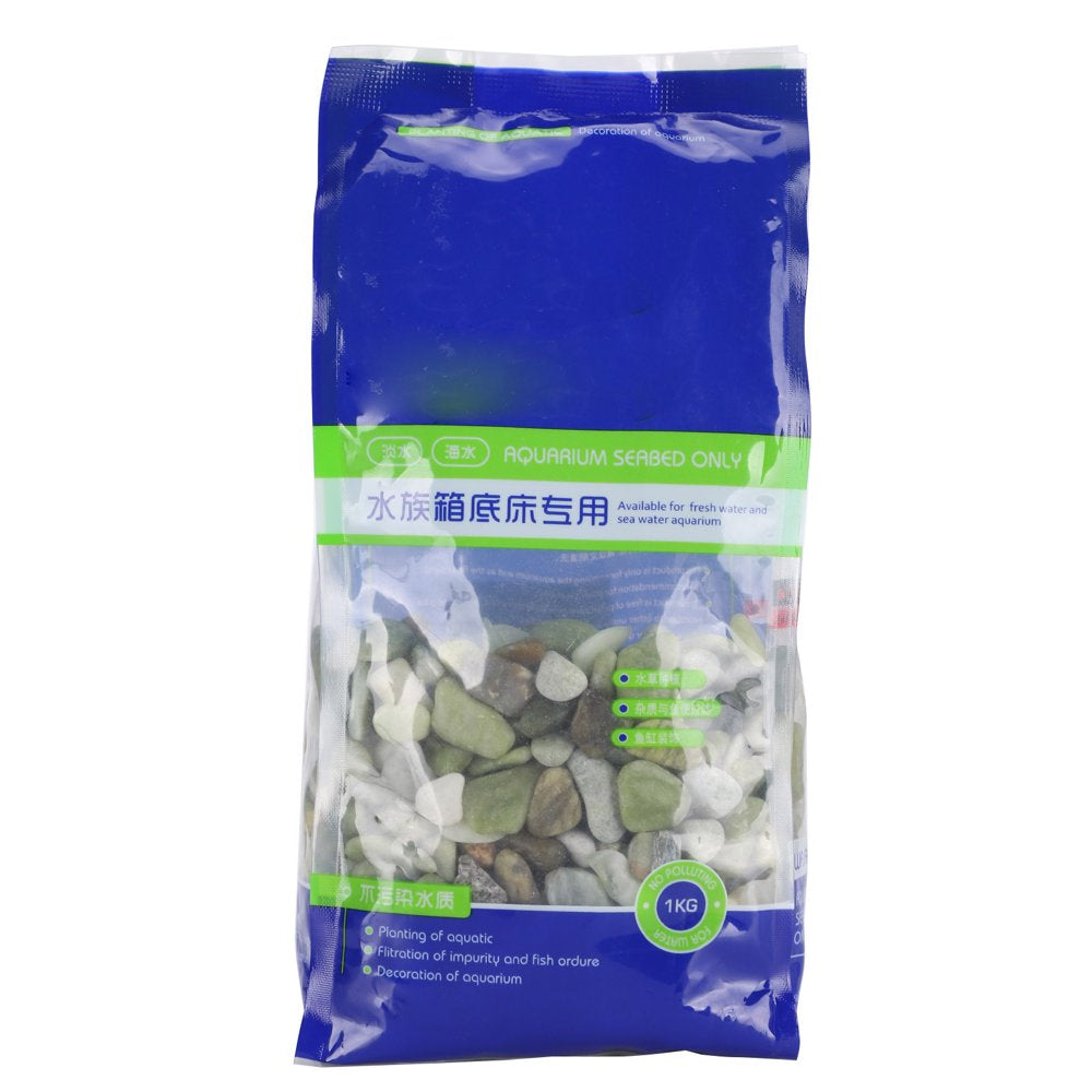 Landscape Fish Tanks Gravel Decoration Landscaping Aquarium Bottom Sand Natural Pebbles Stone 1Kg Animals & Pet Supplies > Pet Supplies > Fish Supplies > Aquarium Gravel & Substrates LYUMO   