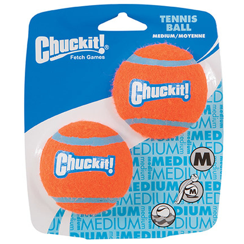 Chuckit! Tennis Ball Dog Toy, Medium, 2 Count Animals & Pet Supplies > Pet Supplies > Dog Supplies > Dog Toys Doskocil Manufacturing Co Inc   