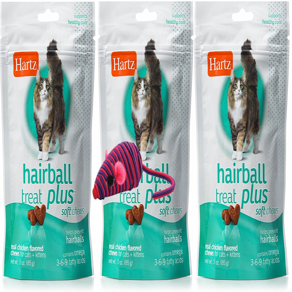 Hartz Hairball Remedy plus Bundle Size:Treats Pack of 2 Animals & Pet Supplies > Pet Supplies > Cat Supplies > Cat Treats HDP Treats Pack of 3  