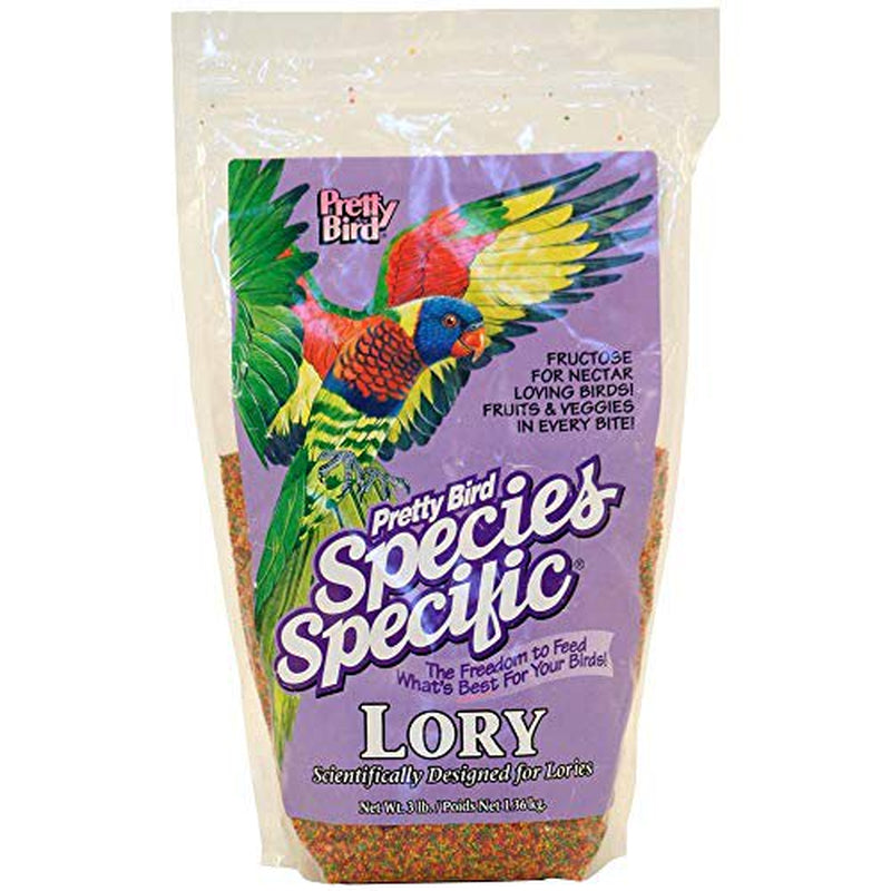 Pretty Bird Species Specific Lory Bird Food (3 Lbs.) Animals & Pet Supplies > Pet Supplies > Bird Supplies > Bird Food Pretty Bird International Inc.   